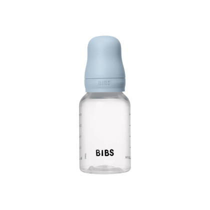 Antikoliková láhev s kaučukovým dudlíkem 150 ml Bibs