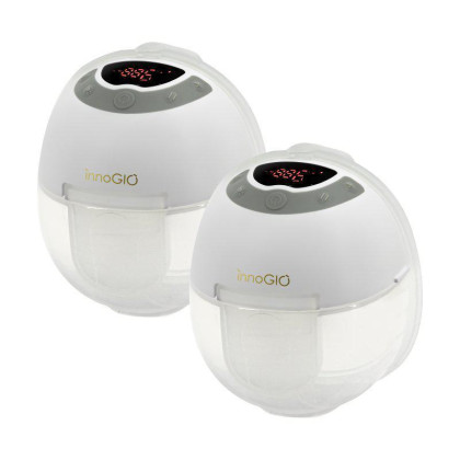 Přenosná elektrická odsávačka mateřského mléka GIOmum Line Discreet Light Double innoGIO