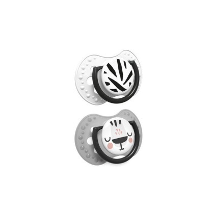 Šidítko silikonové dynamické Salt&Pepper 2 ks