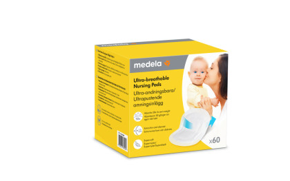 Prsní vložky jednorázové ultra prodyšné Medela