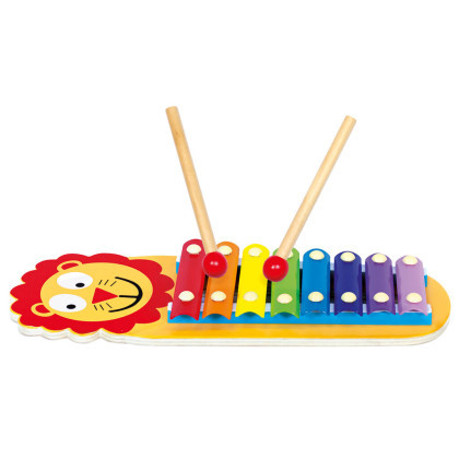 Xylofon kovový Lvíček 32 cm