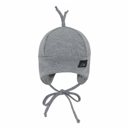 Čepice pro miminko Esito Mimi Myška šedá
