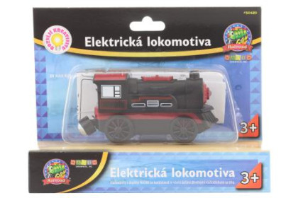Elektrická lokomotiva - černá Maxim