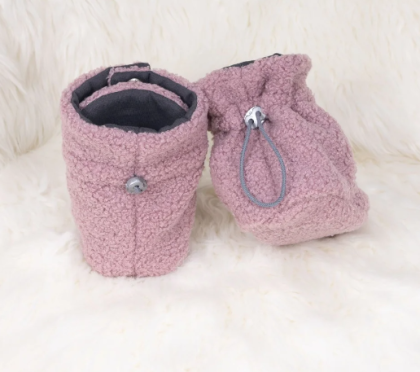 Capáčky Teddy fleece double Cyclamen pink růžová Esito