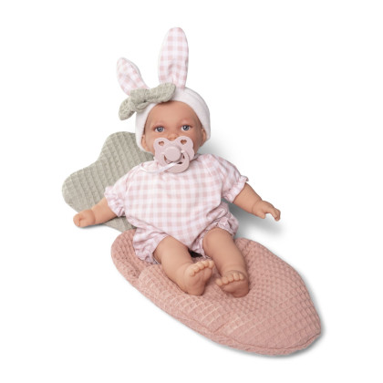 Realistická panenka s měkkým látkovým tělem 27 cm Petit 12442 Antonio Juan