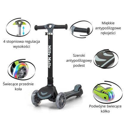 Dětská koloběžka Scooter Boogie Milly Mally