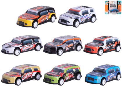 Auto sportovní 6,5 cm kov zpětný chod