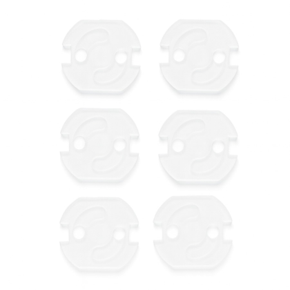 Ochranné krytky do zásuvek 6 ks Transparent