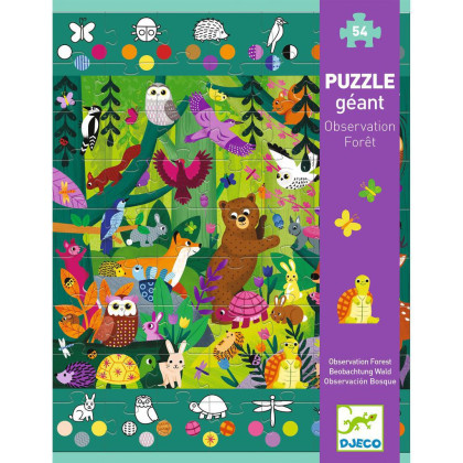 Djeco Vyhledávací puzzle Les