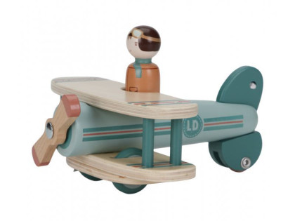 Letadlo dřevěné Little Dutch