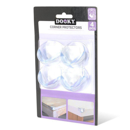 Ochrana rohů kulatá 4 ks Transparent