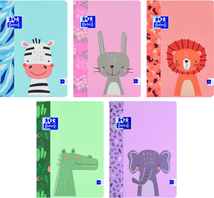 Sešit Oxford Kids A5/16 listů, dvojitě linkovaný, mix Oxford