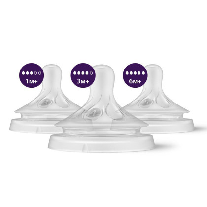 Savička Natural Response mix 1 m+, 3 m+, 6 m+, 3 ks Philips Avent