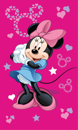 Dětský froté ručník do školky Minnie 30 × 50 cm