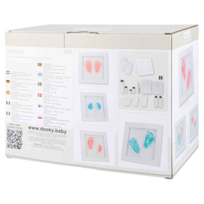 Crystal Memories DeLuxe 3D Frame Handprint & Footprint