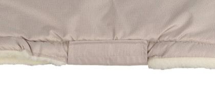Merino rukávník na kočárek z ovčí/velbloudí vlny na zip 30 x 50 cm