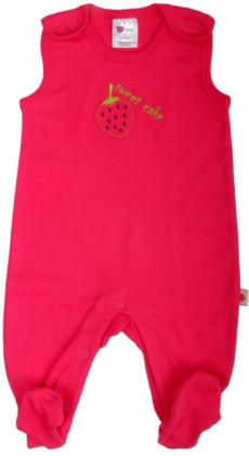 Dupačky G-mini Sweet Cake červená 100% bavlna vel. 68