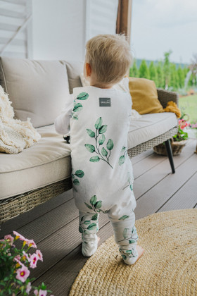 Celoroční spací pytel s nohavicemi Černé tečky Sleepee