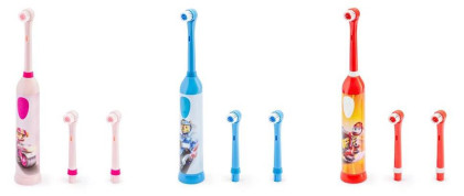 Oscilační zubní kartáček Tlapková patrola Moto