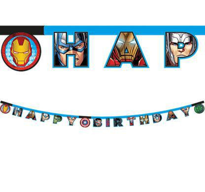 Baner - Avengers Happy Birthday
