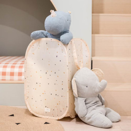 Skládací úložný koš Recycled Terrazzo Beige 3 SPROUTS