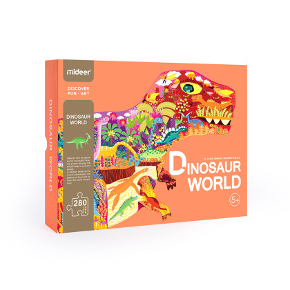 Puzzle velkých zvířat Mideer - Dinosauří svět