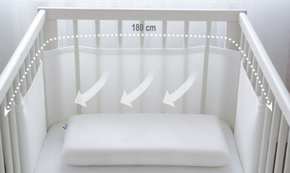 Mantinel do postýlky Bump Air 180 cm Babymatex