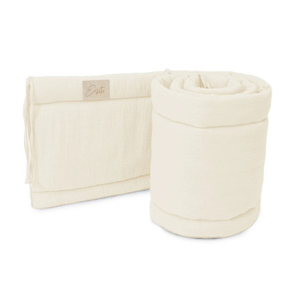 Luxusní mantinel mušelín do postýlky 180 cm Esito