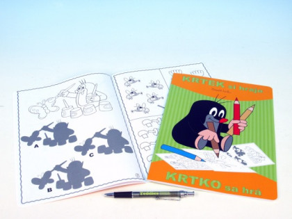 Omalovánky Krtek si hraje A4