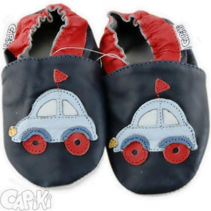 Kožené capáčky 18-24 m (22/23) 15 cm Capiki