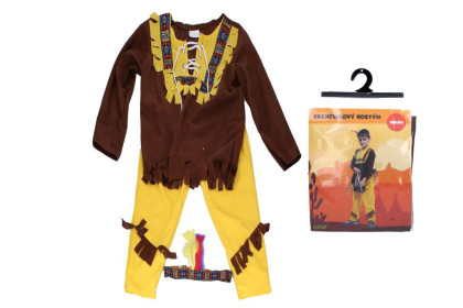 Set karneval - indián Vel. M 110 - 120 cm