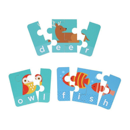 Moje první hláskování puzzle se zvířátky v angličtině Petit Collage