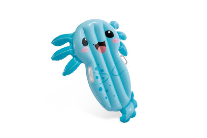 Lehátko axolotl s úchyty nafukovací 117x107 cm