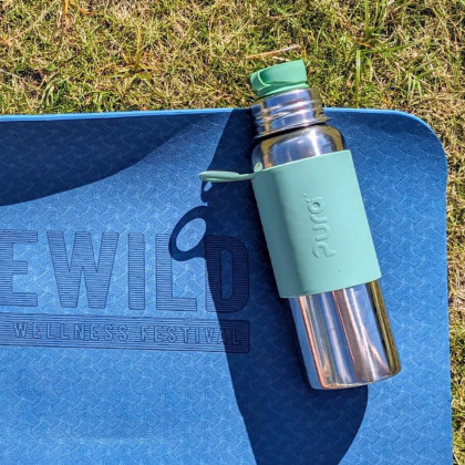 Nerezová láhev se sportovním uzávěrem, Pura 850 ml