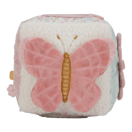 Kostka textilní s aktivitami králíček Miffy Lucky Blossom Little Dutch