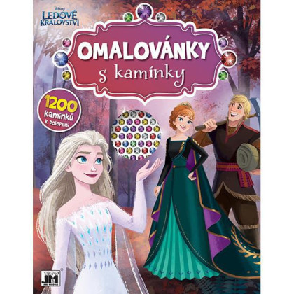 Omalovánky s kamínky Ledové království