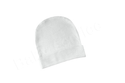 Čepička pružná s nápletem bílá Baby Service Vel. 68