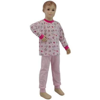Bavlněné pyžamo růžové miss star Esito Vel. 80 - 116