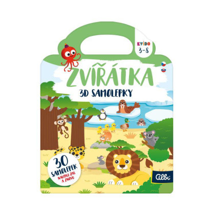 3D samolepky: Zvířátka Kvído