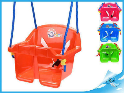 Houpačka Baby plast nosnost 20kg 4 barvy 36x30x29cm