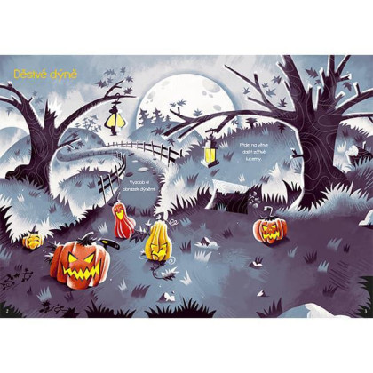Moje první samolepkování Třpytivý Halloween