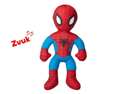 Spiderman plyšový 38 cm na baterie se zvukem 12m+