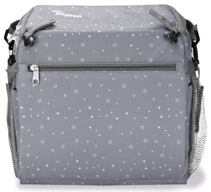 Booster Anywhere BAG-GO 2v1 (podsedák+taška na kočárek) humus grey Asalvo