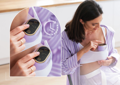 Odsávačka mateřského mléka elektrická handsfree Sole Neno