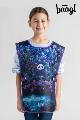 Set 5 Ergo Jungle Panda: aktovka, penál, sáček, zástěra, peněženka Baagl