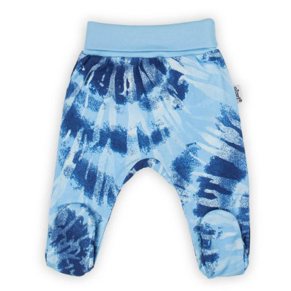 Kojenecké bavlněné polodupačky Nicol Tomi modrá 