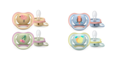 Philips Avent Šidítko Ultra air Obrázek 2 ks, 0-6 m