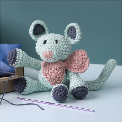 Sada na háčkování myška Amigurumi