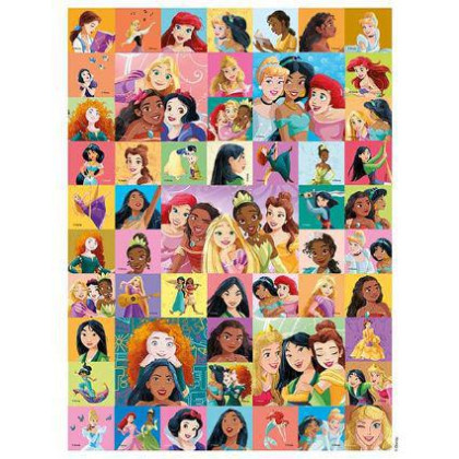 100 samolepek s omalovánkovými listy Disney Princezny