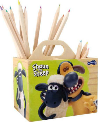 Dřevěný stojánek na tužky ovečka Shaun small foot